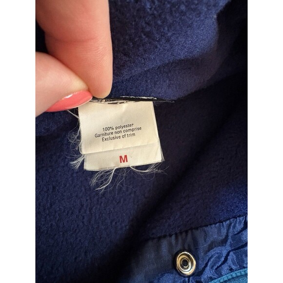 Louis Garneau Fleece Snap Pullover Cycling Vintage Blue And Teal Design Size M - Picture 10 of 10